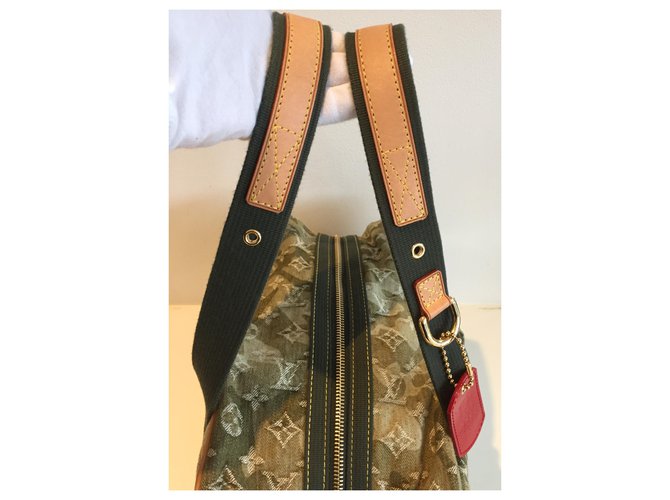 Louis Vuitton Denim monogramma in jasmine Verde chiaro - vista 6