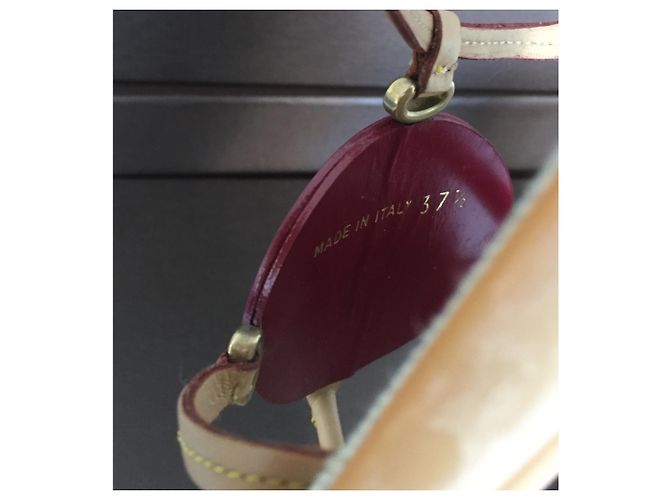 Louis Vuitton Globe Trunks & Bags sandals Red Beige - view 3