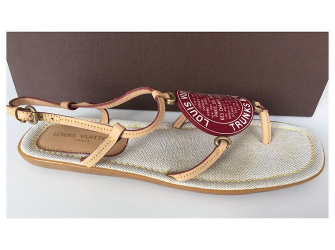 Louis Vuitton Globe Trunks & Bags sandals Red Beige - view 5