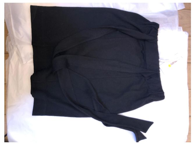Falda Kenzo negra de lana talla S Negro - vista 6