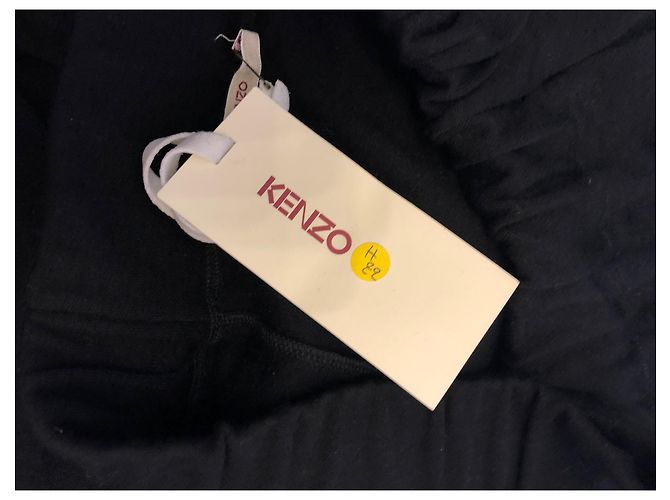 Falda Kenzo negra de lana talla S Negro - vista 9