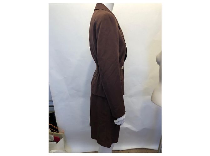 Completo giacca e pantaloncini Blacky Dress marrone cotone - vista 4