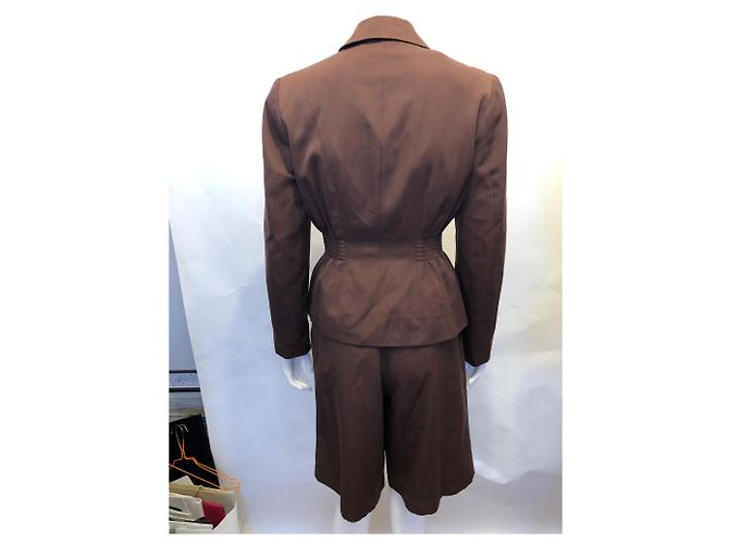 Completo giacca e pantaloncini Blacky Dress marrone cotone - vista 5