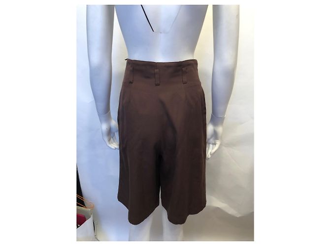 Completo giacca e pantaloncini Blacky Dress marrone cotone - vista 8