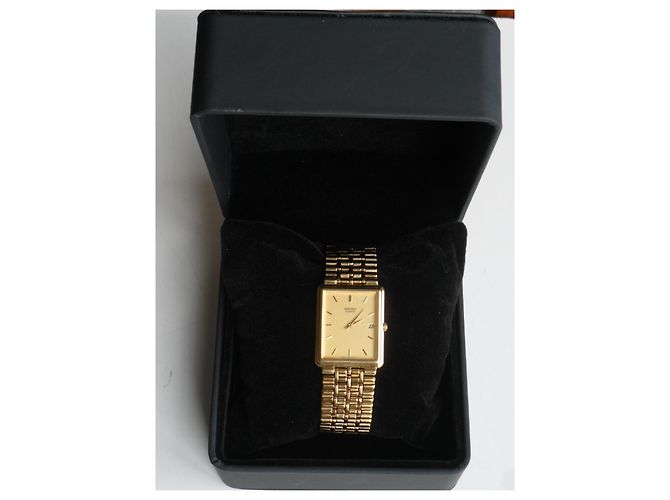 Autre Marque SEIKO vergoldete Edelstahluhr + Armband Gelb - Ansicht 2