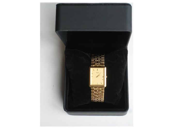 Autre Marque SEIKO vergoldete Edelstahluhr + Armband Gelb - Ansicht 3