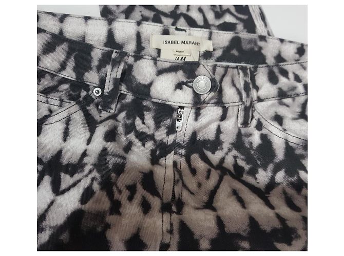 Jeans Isabel Marant Pour H&M in cotone Multicolore - vista 3