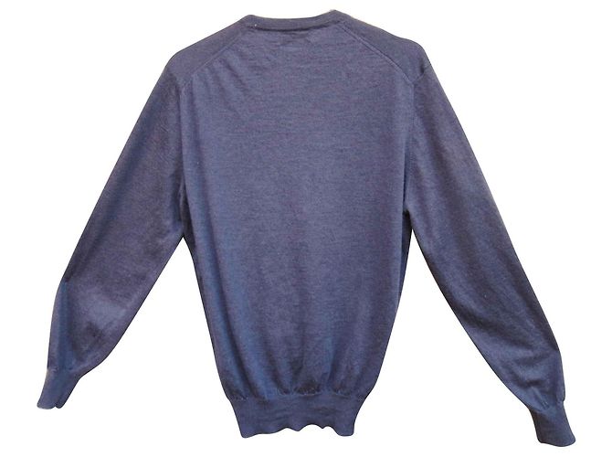 Brunello Cucinelli pull léger Brunello Cuccinelli cachemire et soie Blu - vista 2