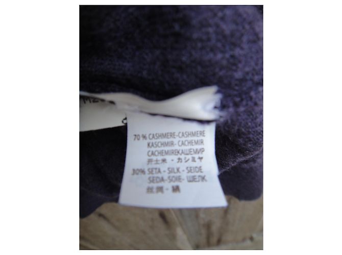 Brunello Cucinelli pull léger Brunello Cuccinelli cachemire et soie Blu - vista 4