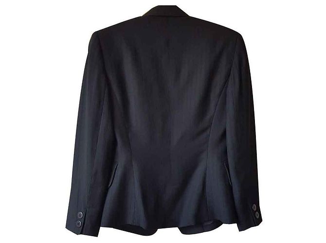 Blazer negro Donna Karan - vista 2