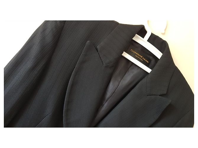 Blazer negro Donna Karan - vista 3