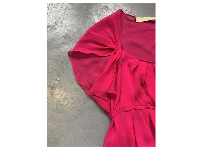 Blusa de seda rosa All Saints - vista 4