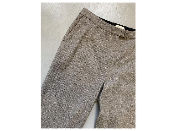 Pantalones bootcut Erdem By H&M de lana gris Gris antracita - vista 4