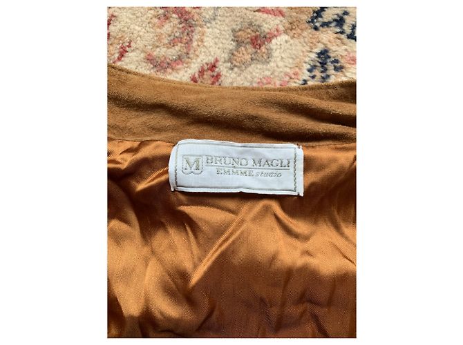 BRUNO MAGLI Wildlederjacke Braun Golden - Ansicht 5