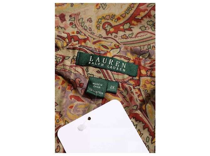 Camicia Ralph Lauren in cotone multicolore XXL - vista 3