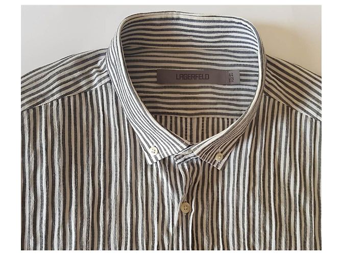 Camicia a righe Karl Lagerfeld Multicolore - vista 3