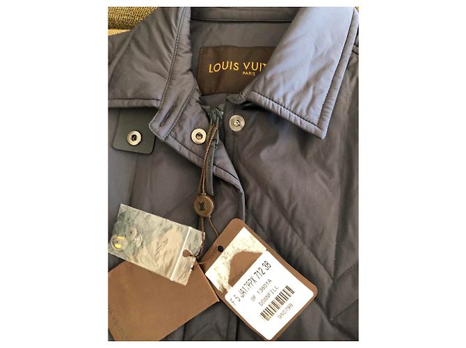 Louis Vuitton Daunenjacke Anthrazitgrau Dunkelblau - Ansicht 3