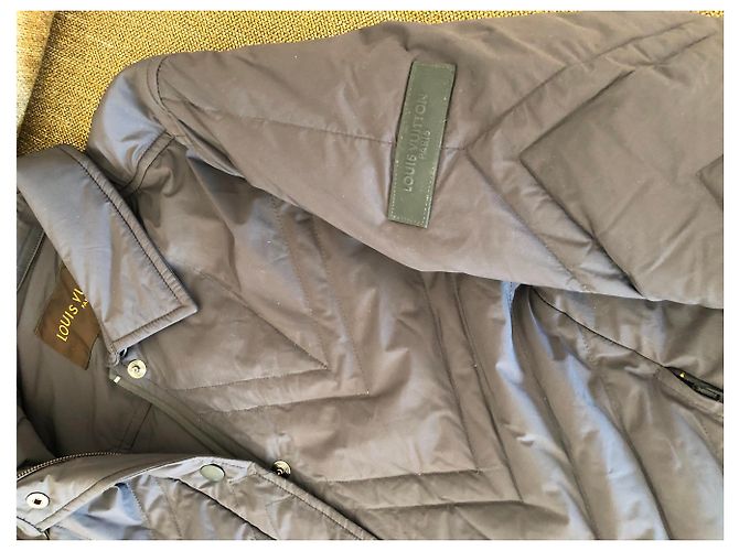 Louis Vuitton Daunenjacke Anthrazitgrau Dunkelblau - Ansicht 4