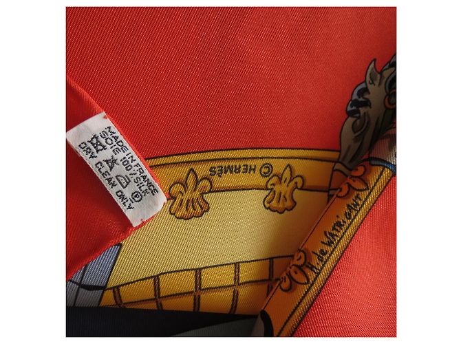HERMÈS CARRÉ * Museo viviente del caballo de Chantilly * Roja - vista 7