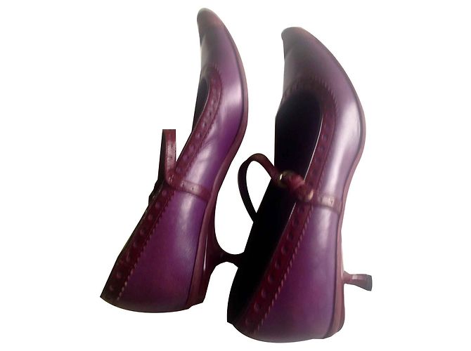 SCARPE DA VINTAGE MIU MIU Porpora - vista 2