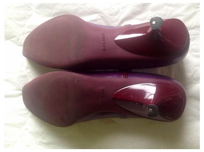 SCARPE DA VINTAGE MIU MIU Porpora - vista 3