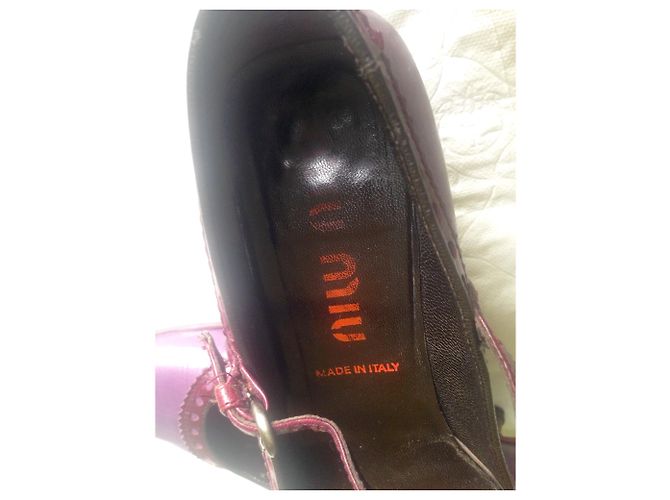 SCARPE DA VINTAGE MIU MIU Porpora - vista 5