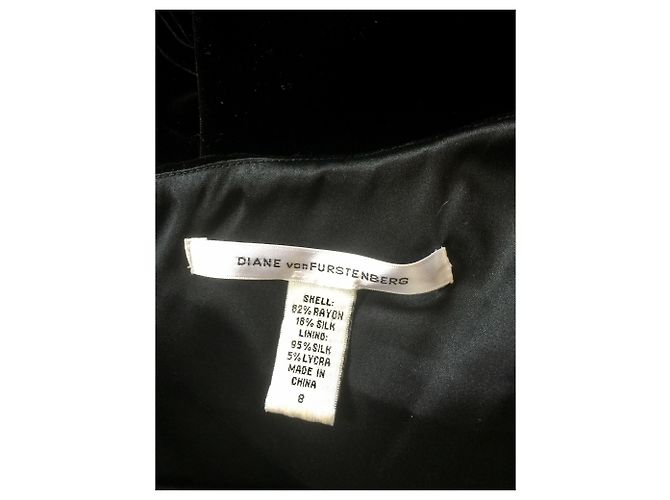 Diane Von Furstenberg DvF Elisano Samtkleid - Ansicht 4