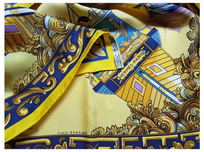 Hermès Junks und Sampans Schal Mehrfarben - Ansicht 4