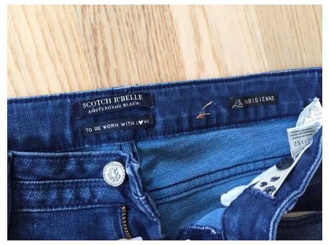 Autre Marque Scotch R'Belle Jeans Blau Baumwolle 11-12 Jahre - Ansicht 2