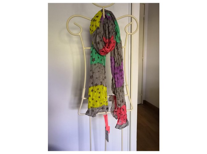 Autre Marque Sciarpa increspata CODELLO NUOVO CON ETICHETTA Multicolore - vista 5