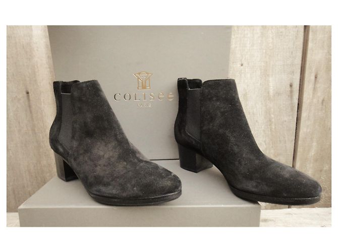 Colisee De Sacha Colisée boots Paris model Crosta mint condition Black - view 2