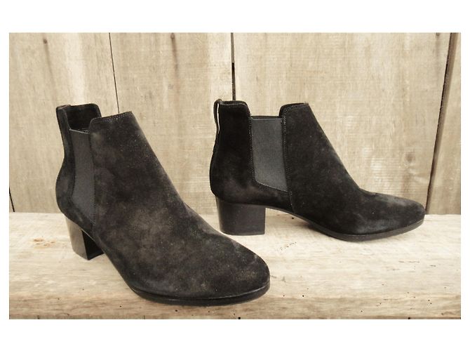 Colisee De Sacha Colisée boots Paris model Crosta mint condition Black - view 4