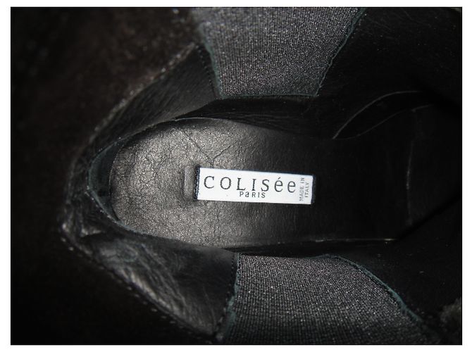 Colisee De Sacha Colisée boots Paris model Crosta mint condition Black - view 8
