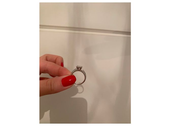 Autre Marque Marc Orian Solitärring Weißgold Multi Diamanten - Ansicht 4