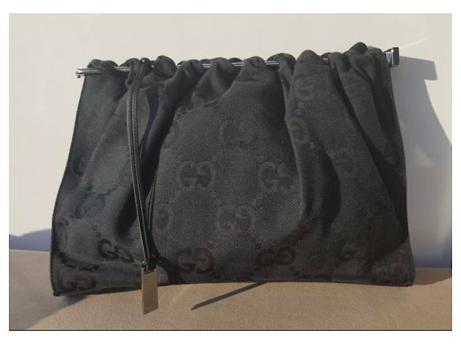 Borsa Gucci nera in tessuto Nero - vista 2