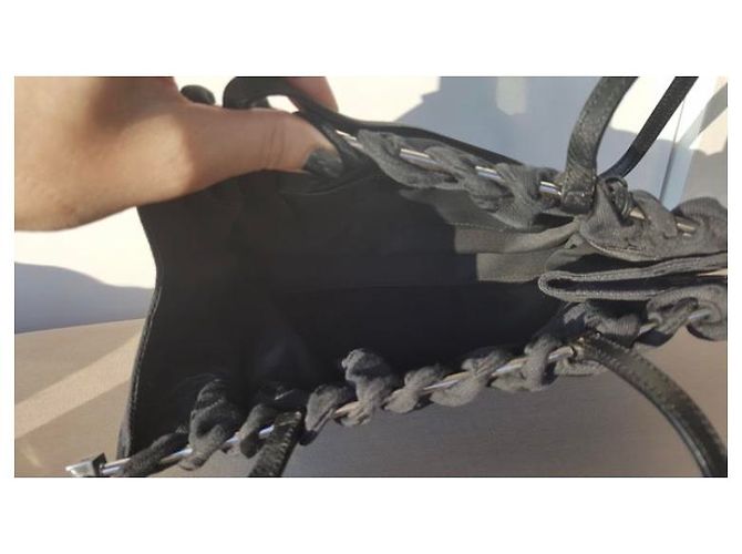 Borsa Gucci nera in tessuto Nero - vista 7
