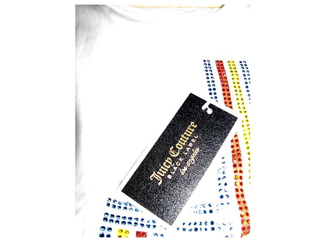 Juicy Couture T-shirt con logo (etichetta nera) Bianco Multicolore - vista 5