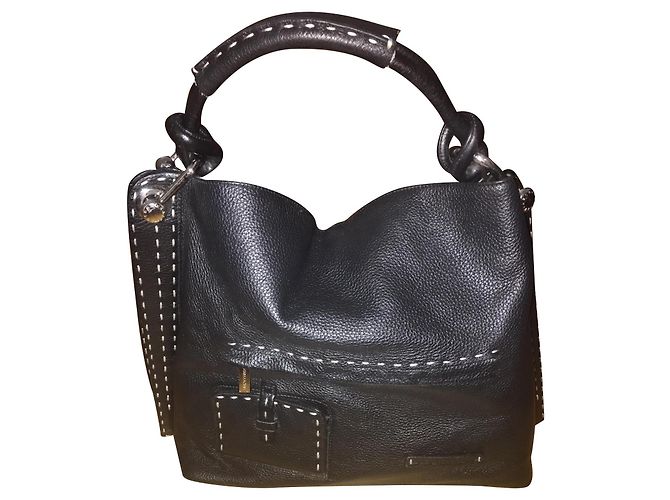 Borsa Bcbg Max Azria in pelle di agnello nera Nero - vista 2