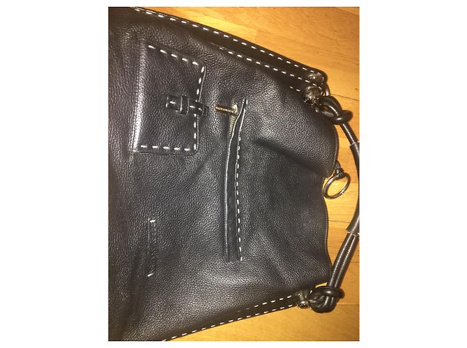 Borsa Bcbg Max Azria in pelle di agnello nera Nero - vista 3