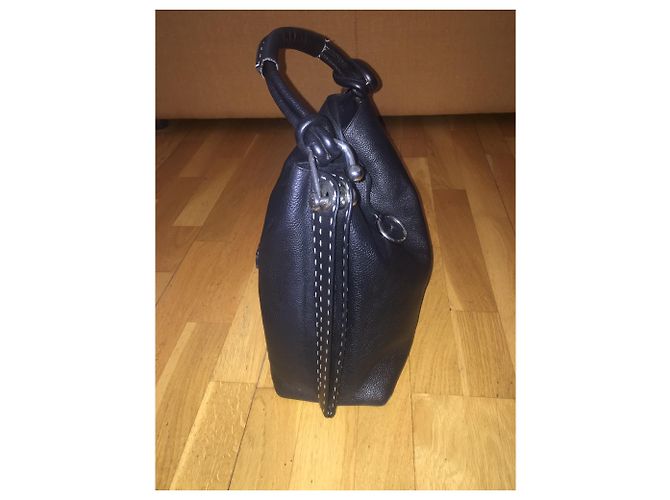 Borsa Bcbg Max Azria in pelle di agnello nera Nero - vista 8