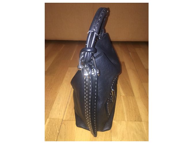 Borsa Bcbg Max Azria in pelle di agnello nera Nero - vista 9