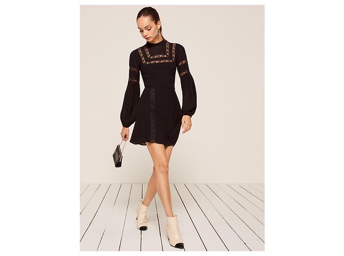 Autre Marque SACHI DAS REFORMATIONKLEID LOS ANGELES Schwarz - Ansicht 2