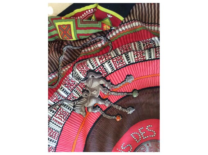 Hermès Kaschmirschal 140 x 140 cm Mehrfarben - Ansicht 8