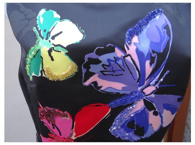 Abito Marc Jacobs con farfalle e paillettes Multicolore - vista 5