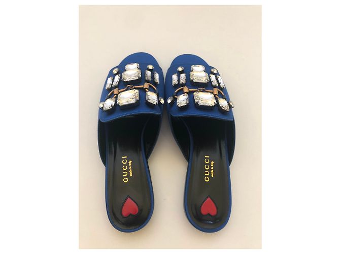 Gucci Mulas con cristales - vista 3