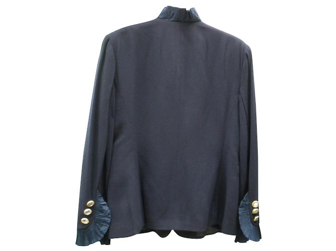 Christian Dior Wolljacke Dunkelblau - Ansicht 2