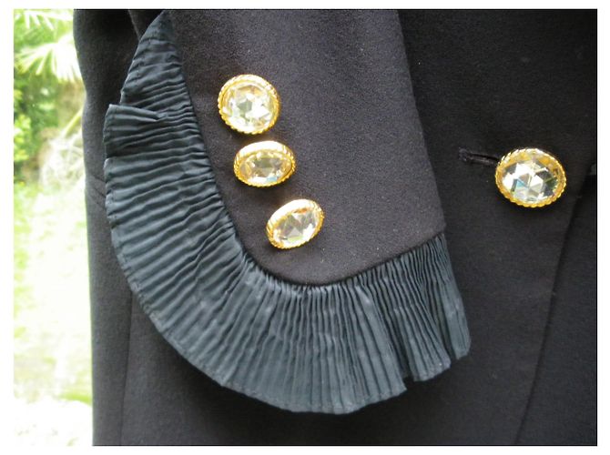 Christian Dior Wolljacke Dunkelblau - Ansicht 5
