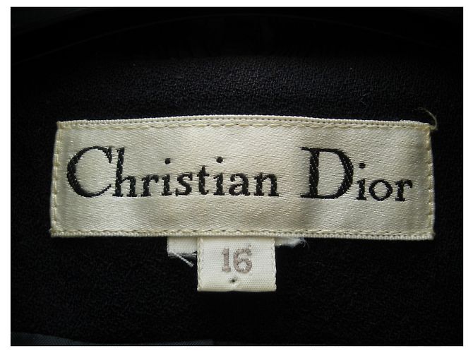 Christian Dior Wolljacke Dunkelblau - Ansicht 6