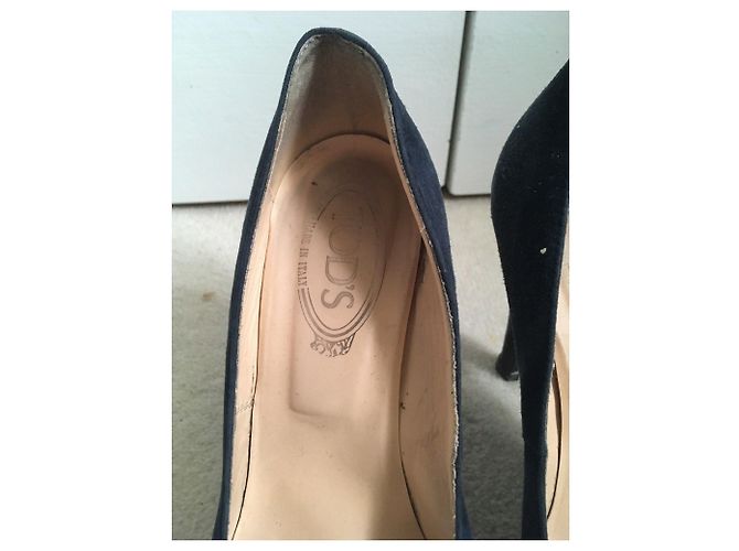 Tod's blaue Wildlederpumps - Ansicht 5
