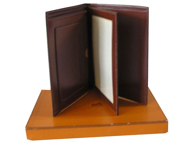 Hermès Wallet card holder Cognac - view 2